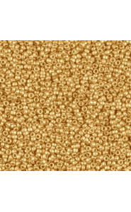 Miyuki rocailles Perlen 15/0 - 24KT Light Gold plated 15-193